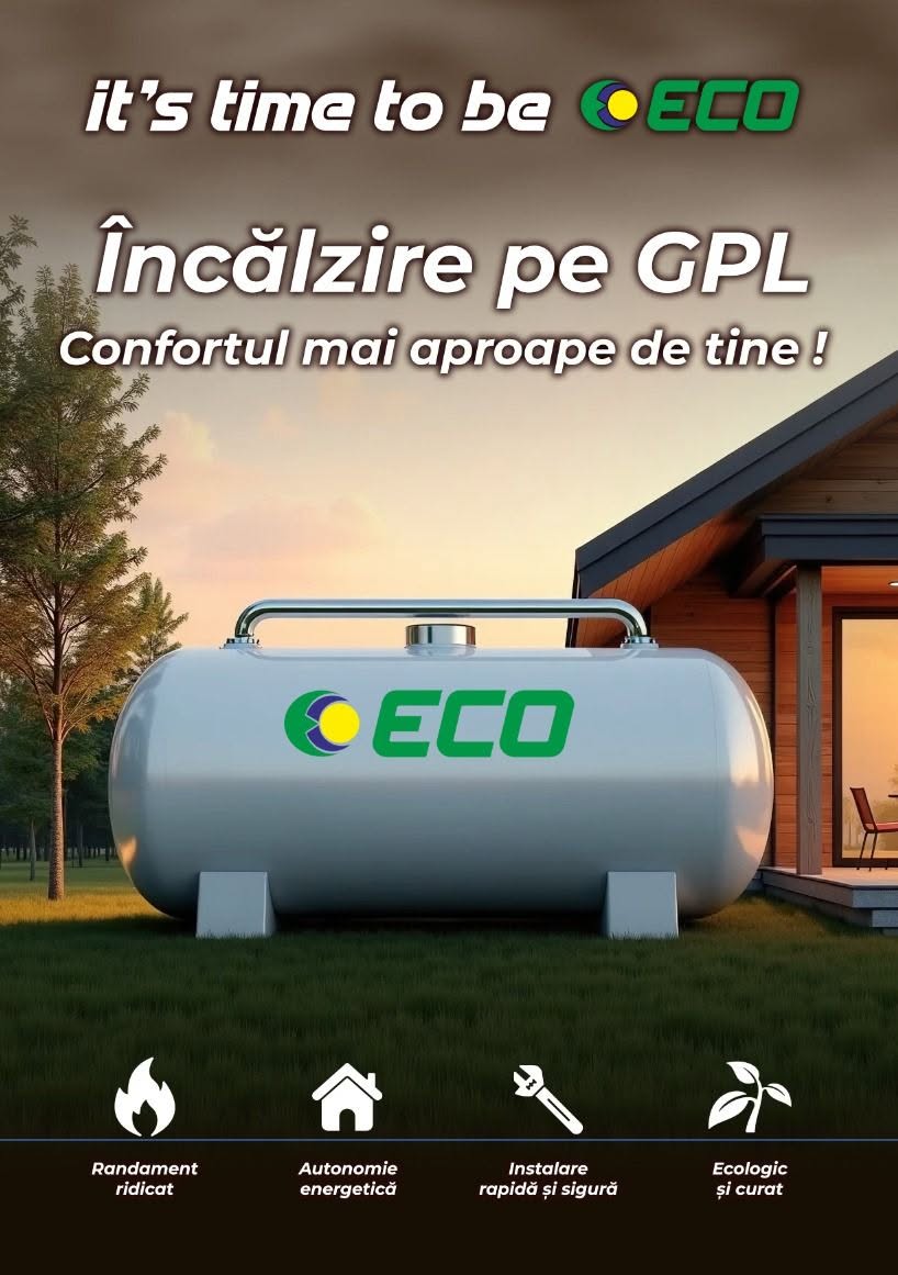 Sistem ECO de încălzire cu rezervor GPL